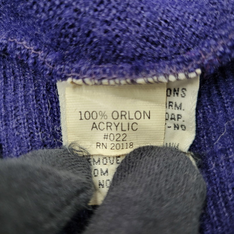 【現状渡し品】【メンズ】 IZOD アイゾッド ORLON CARDIGAN オーロン アクリル カーディガン トップス アウター 146-250722-rk-08-izu サイズ：XL カラー：ネイビー 万代Net店