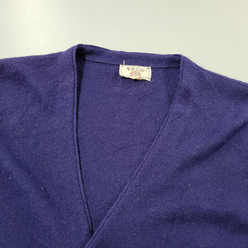 【現状渡し品】【メンズ】 IZOD アイゾッド ORLON CARDIGAN オーロン アクリル カーディガン トップス アウター 146-250722-rk-08-izu サイズ：XL カラー：ネイビー 万代Net店