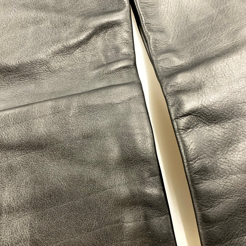 【中古品】【メンズ】 600 BLK USA製 IDEAL ZIP GENUINE STEERHIDE LEATHER PANTS イデアルジップ ジェニュインステアハイドレザーパンツ ズボン ボトムス 156-250515-ma-08-izu サイズ：26 カラー：黒 万代Net店