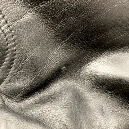 【中古品】【メンズ】 600 BLK USA製 IDEAL ZIP GENUINE STEERHIDE LEATHER PANTS イデアルジップ ジェニュインステアハイドレザーパンツ ズボン ボトムス 156-250515-ma-08-izu サイズ：26 カラー：黒 万代Net店