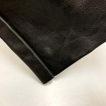 【中古品】【メンズ】 600 BLK USA製 IDEAL ZIP GENUINE STEERHIDE LEATHER PANTS イデアルジップ ジェニュインステアハイドレザーパンツ ズボン ボトムス 156-250515-ma-08-izu サイズ：26 カラー：黒 万代Net店