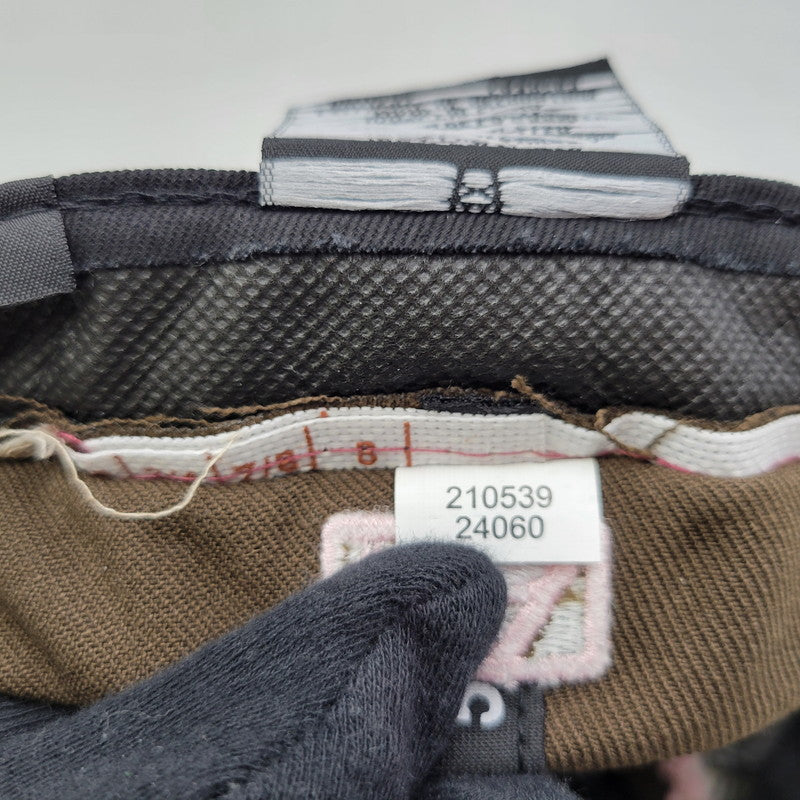 【中古品】【メンズ/レディース】 NEW ERA ニューエラ CLEVELAND INDIANS MLB WAHOO CUSTOM 59FIFTY CAP クリーブランド・ガーディアンズ ワフー酋長 BBキャップ ロゴ 刺繍 帽子 服飾雑貨 185-250516-ay-05-izu サイズ：8(63.5cm) カラー：ブラウン×ピンク 万代Net店