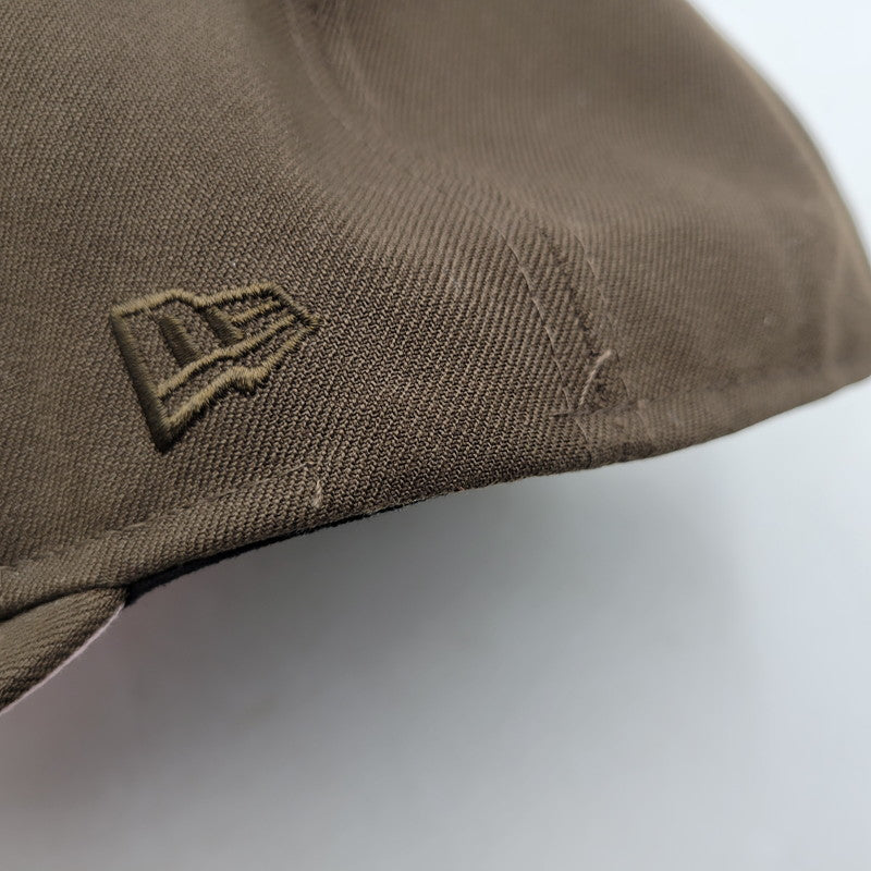 【中古品】【メンズ/レディース】 NEW ERA ニューエラ CLEVELAND INDIANS MLB WAHOO CUSTOM 59FIFTY CAP クリーブランド・ガーディアンズ ワフー酋長 BBキャップ ロゴ 刺繍 帽子 服飾雑貨 185-250516-ay-05-izu サイズ：8(63.5cm) カラー：ブラウン×ピンク 万代Net店