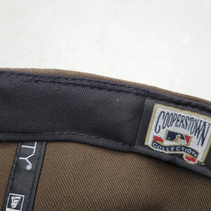 【中古品】【メンズ/レディース】 NEW ERA ニューエラ CLEVELAND INDIANS MLB WAHOO CUSTOM 59FIFTY CAP クリーブランド・ガーディアンズ ワフー酋長 BBキャップ ロゴ 刺繍 帽子 服飾雑貨 185-250516-ay-05-izu サイズ：8(63.5cm) カラー：ブラウン×ピンク 万代Net店