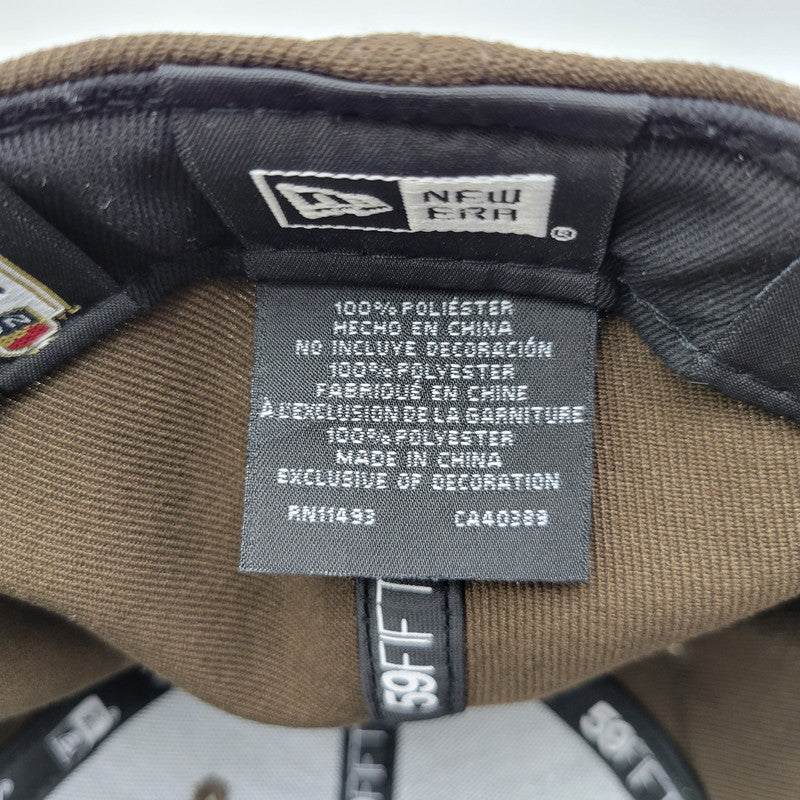 【中古品】【メンズ/レディース】 NEW ERA ニューエラ CLEVELAND INDIANS MLB WAHOO CUSTOM 59FIFTY CAP クリーブランド・ガーディアンズ ワフー酋長 BBキャップ ロゴ 刺繍 帽子 服飾雑貨 185-250516-ay-05-izu サイズ：8(63.5cm) カラー：ブラウン×ピンク 万代Net店