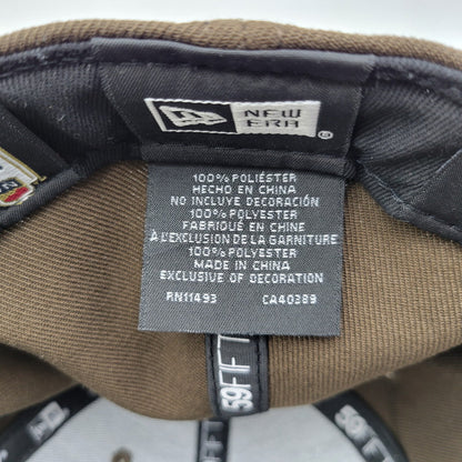 【中古品】【メンズ/レディース】 NEW ERA ニューエラ CLEVELAND INDIANS MLB WAHOO CUSTOM 59FIFTY CAP クリーブランド・ガーディアンズ ワフー酋長 BBキャップ ロゴ 刺繍 帽子 服飾雑貨 185-250516-ay-05-izu サイズ：8(63.5cm) カラー：ブラウン×ピンク 万代Net店