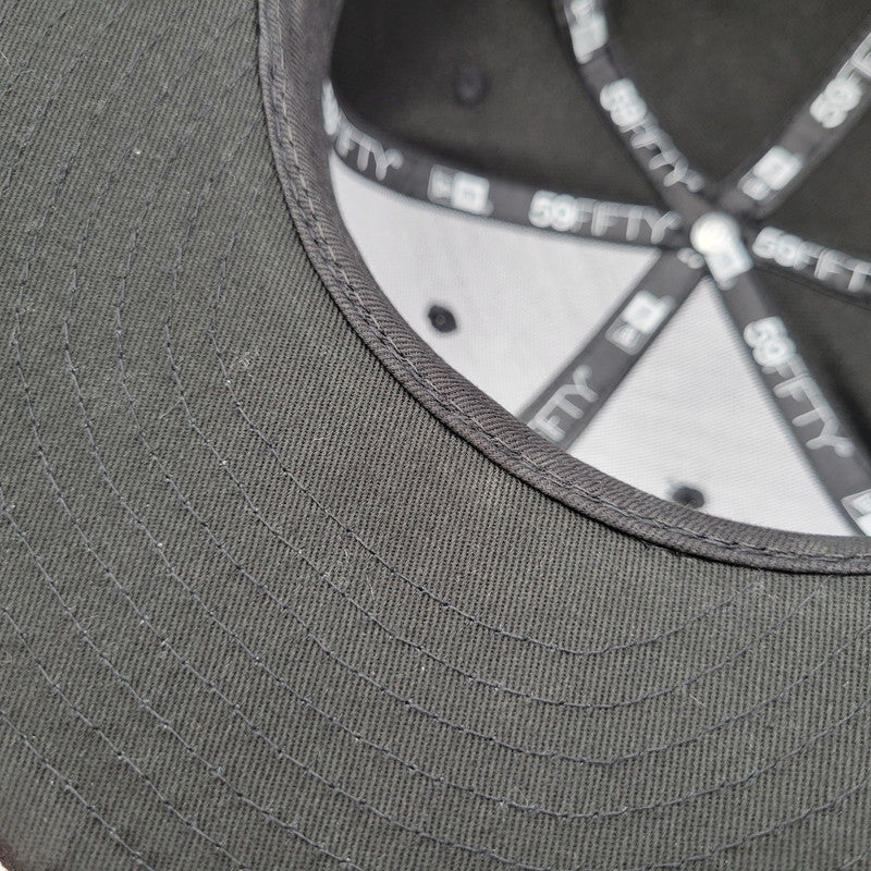 【中古品】【メンズ/レディース】 NEW ERA ニューエラ SENDAI 59FIFTY BB CAP ベースボールキャップ BBキャップ ロゴ 刺繍 帽子 服飾雑貨 185-250516-ay-03-izu サイズ：7 7/8(62.5cm) カラー：ブラック 万代Net店