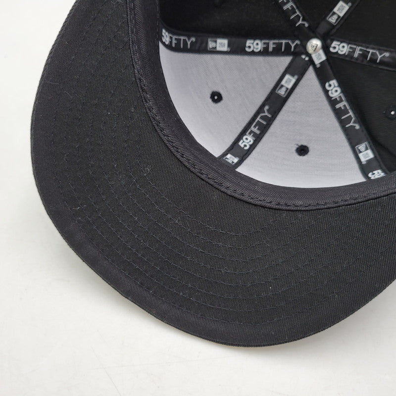 【中古品】【メンズ/レディース】 NEW ERA ニューエラ SENDAI 59FIFTY BB CAP ベースボールキャップ BBキャップ ロゴ 刺繍 帽子 服飾雑貨 185-250516-ay-03-izu サイズ：7 7/8(62.5cm) カラー：ブラック 万代Net店