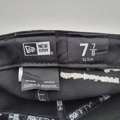 【中古品】【メンズ/レディース】 NEW ERA ニューエラ SENDAI 59FIFTY BB CAP ベースボールキャップ BBキャップ ロゴ 刺繍 帽子 服飾雑貨 185-250516-ay-03-izu サイズ：7 7/8(62.5cm) カラー：ブラック 万代Net店