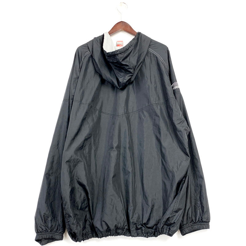 【中古品】【メンズ】 OLD NIKE TEAM オールドナイキ チーム 00S LACROSSE NYLON ANORAK PARKA 00年代 ラクロス ナイロンアノラックパーカ アウター 長袖 146-250516-ma-02-izu サイズ：4XL カラー：黒 万代Net店