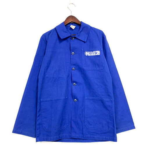 【中古品】【メンズ】 USED EURO VINTAGE EURO WORK JACKET ユーロヴィンテージ ユーロワークジャケット アウター 146-250517-as-22-izu サイズ：T88/L76 カラー：ブルー 万代Net店