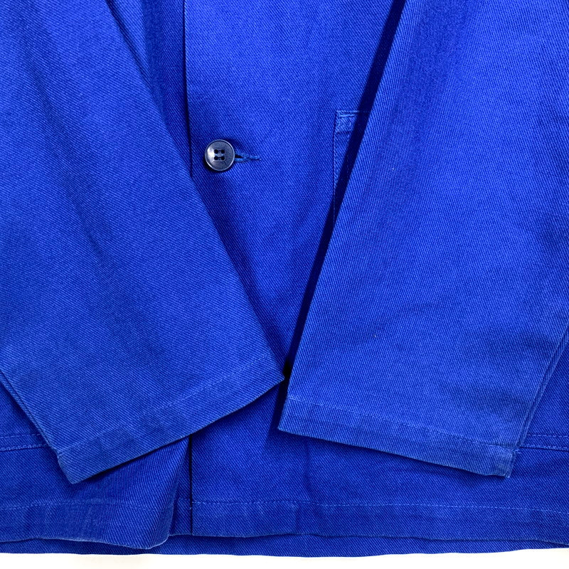 【中古品】【メンズ】 USED EURO VINTAGE EURO WORK JACKET ユーロヴィンテージ ユーロワークジャケット アウター 146-250517-as-22-izu サイズ：T88/L76 カラー：ブルー 万代Net店