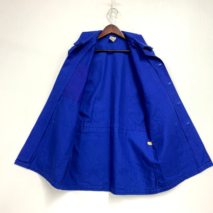 【中古品】【メンズ】 USED EURO VINTAGE EURO WORK JACKET ユーロヴィンテージ ユーロワークジャケット アウター 146-250517-as-22-izu サイズ：T88/L76 カラー：ブルー 万代Net店