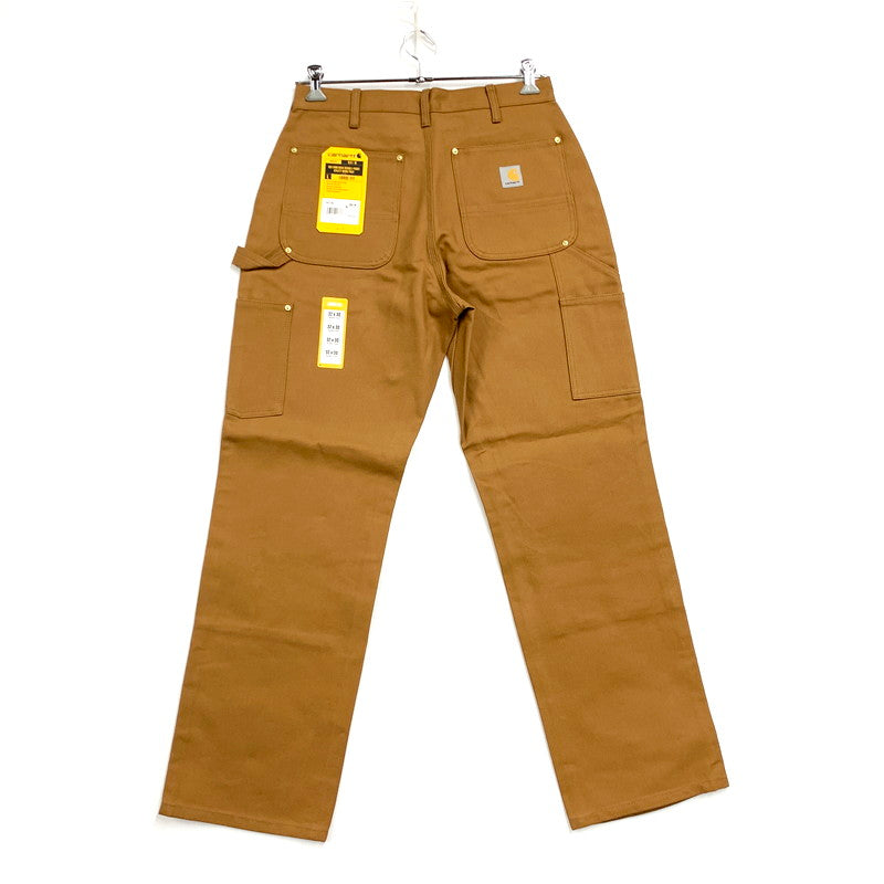 【中古美品】【メンズ】 Carhartt カーハート 106679 BRN LOOSE FIT DUCK DOUBLE FRONT UTILITY WORK PANT ルーズフィット ダック ダブルフロント ユーティリティ ワークパンツ ボトムス パンツ 150-250516-km-05-izu サイズ：32×30 カラー：ブラウン系 万代Net店