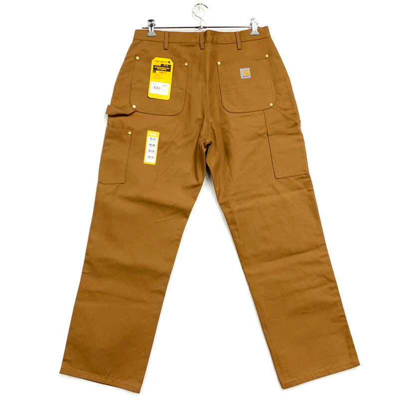 【中古美品】【メンズ】 Carhartt カーハート 106679 BRN LOOSE FIT DUCK DOUBLE FRONT UTILITY WORK PANT ルーズフィット ダック ダブルフロント ユーティリティ ワークパンツ ボトムス パンツ 150-250516-km-04-izu サイズ：36×30 カラー：ブラウン系 万代Net店