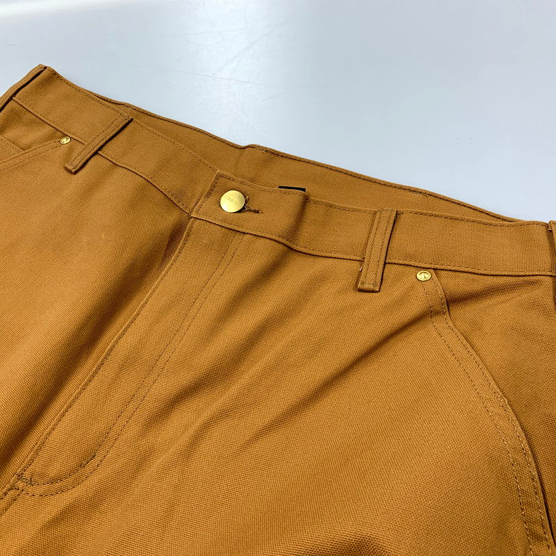 【中古美品】【メンズ】 Carhartt カーハート 106679 BRN LOOSE FIT DUCK DOUBLE FRONT UTILITY WORK PANT ルーズフィット ダック ダブルフロント ユーティリティ ワークパンツ ボトムス パンツ 150-250516-km-04-izu サイズ：36×30 カラー：ブラウン系 万代Net店