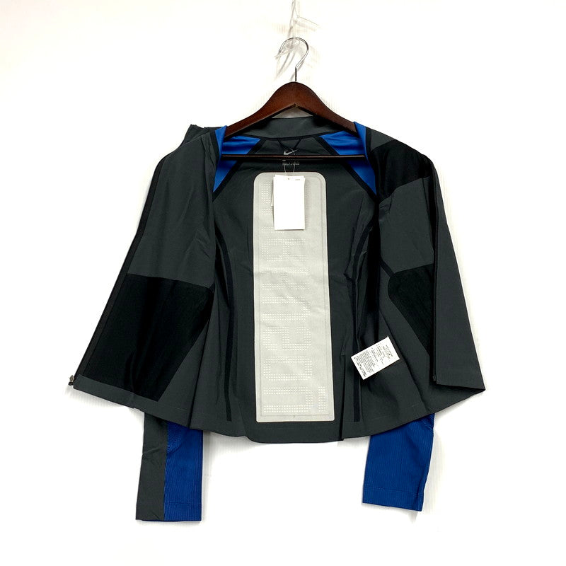 【中古美品】【メンズ】 GYAKUSOU×NIKE 856253-004 TRACK JERSEY ギャクソウxナイキ トラックジャージ ジャケット トップス 長袖 140-250516-km-07-izu サイズ：S カラー：グレー/ブルー 万代Net店