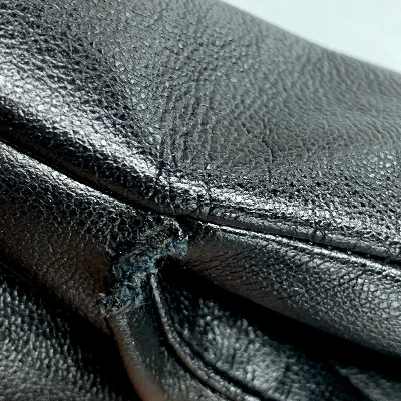 【中古品】【メンズ】 FAKE LEATHER SLACKS PANTS フェイクレザースラックスパンツ ボトムス 153-250517-as-28-izu サイズ：M カラー：ブラック 万代Net店