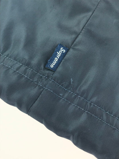 【中古品】【メンズ】 Supreme シュプリーム 17SS VERTICAL LOGO HOODED COACHES JACKET 17年春夏 バーティカル ロゴ フーディデッド コーチジャケット ライトアウター 149-251107-rt-08-tag サイズ：S カラー：ネイビー 万代Net店