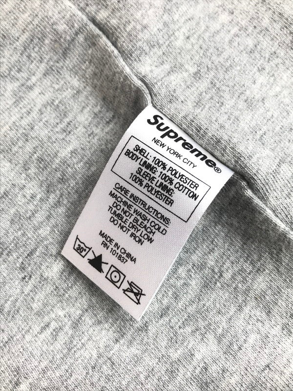 【中古品】【メンズ】 Supreme シュプリーム 17SS VERTICAL LOGO HOODED COACHES JACKET 17年春夏 バーティカル ロゴ フーディデッド コーチジャケット ライトアウター 149-251107-rt-08-tag サイズ：S カラー：ネイビー 万代Net店