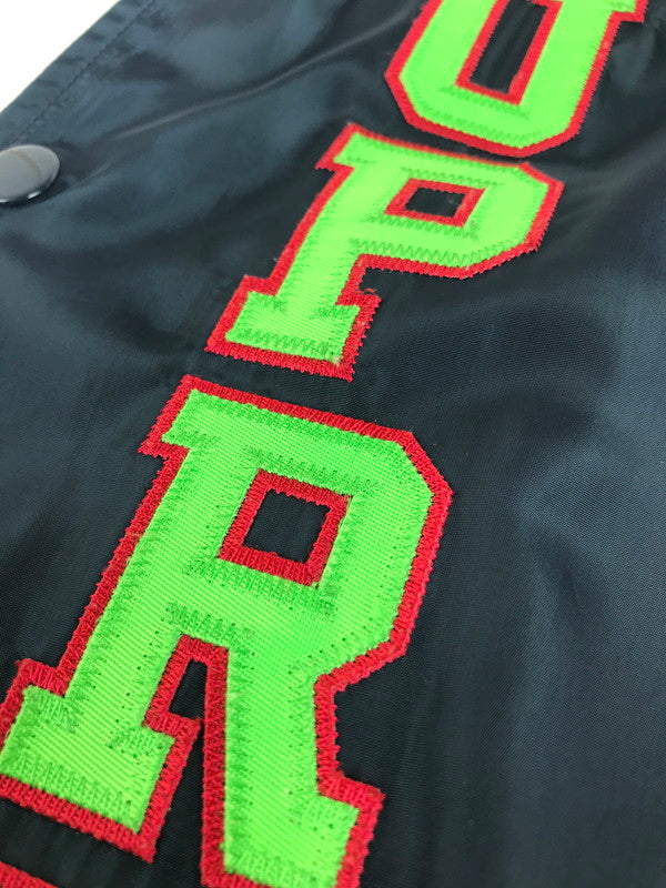 【中古品】【メンズ】 Supreme シュプリーム 17SS VERTICAL LOGO HOODED COACHES JACKET 17年春夏 バーティカル ロゴ フーディデッド コーチジャケット ライトアウター 149-251107-rt-08-tag サイズ：S カラー：ネイビー 万代Net店