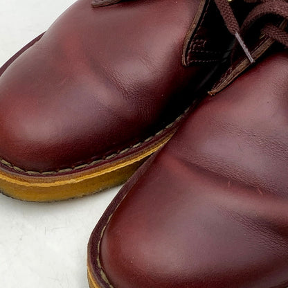 【中古品】【メンズ/レディース】 Clarks クラークス DESERT BOOT 26109441 デザートブーツ シューズ 靴 164-250517-as-06-izu サイズ：UK6.5 カラー：WINE LEATHER 万代Net店