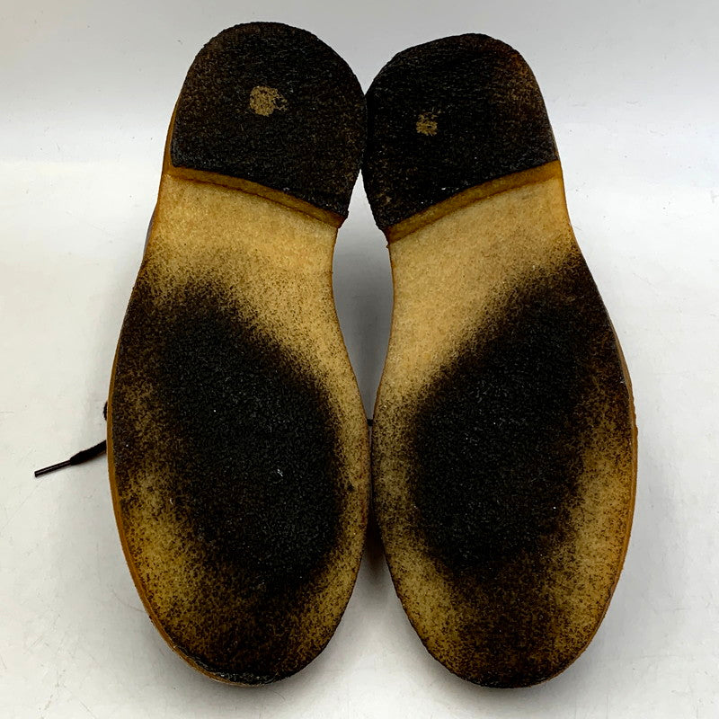 【中古品】【メンズ/レディース】 Clarks クラークス DESERT BOOT 26109441 デザートブーツ シューズ 靴 164-250517-as-06-izu サイズ：UK6.5 カラー：WINE LEATHER 万代Net店