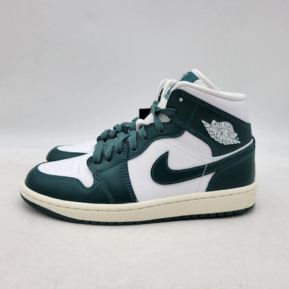 【中古美品】【レディース】 NIKE ナイキ WMNS AIR JORDAN 1 MID BQ6472-133 ウィメンズ エア ジョーダン 1 ミッド スニーカー シューズ 靴 166-250518-as-03-izu サイズ：24.5cm カラー：WHITE/OXIDIZED GREEN-SAIL 万代Net店