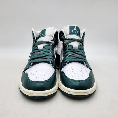 【中古美品】【レディース】 NIKE ナイキ WMNS AIR JORDAN 1 MID BQ6472-133 ウィメンズ エア ジョーダン 1 ミッド スニーカー シューズ 靴 166-250518-as-03-izu サイズ：24.5cm カラー：WHITE/OXIDIZED GREEN-SAIL 万代Net店