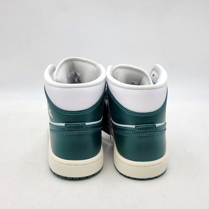 【中古美品】【レディース】 NIKE ナイキ WMNS AIR JORDAN 1 MID BQ6472-133 ウィメンズ エア ジョーダン 1 ミッド スニーカー シューズ 靴 166-250518-as-03-izu サイズ：24.5cm カラー：WHITE/OXIDIZED GREEN-SAIL 万代Net店