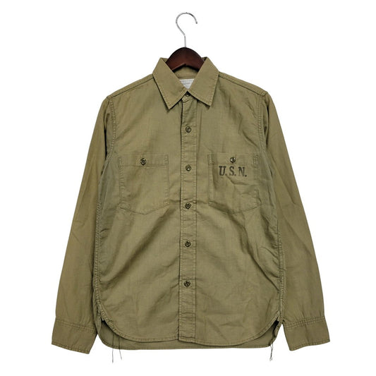【中古品】【メンズ】 N-3 UTILITY SHIRT ユーティリティーシャツ 長袖 トップス 145-250518-as-06-izu カラー：カーキ 万代Net店