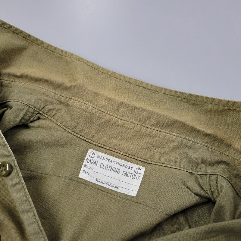 【中古品】【メンズ】 N-3 UTILITY SHIRT ユーティリティーシャツ 長袖 トップス 145-250518-as-06-izu カラー：カーキ 万代Net店