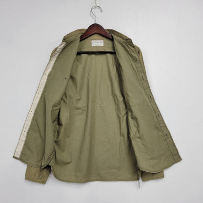 【中古品】【メンズ】 N-3 UTILITY SHIRT ユーティリティーシャツ 長袖 トップス 145-250518-as-06-izu カラー：カーキ 万代Net店
