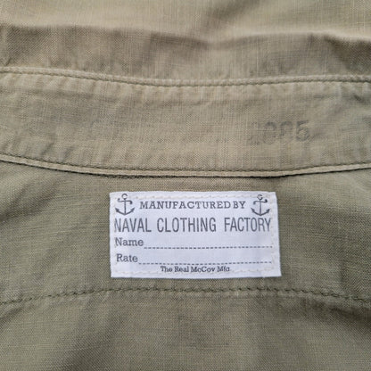 【中古品】【メンズ】 N-3 UTILITY SHIRT ユーティリティーシャツ 長袖 トップス 145-250518-as-06-izu カラー：カーキ 万代Net店