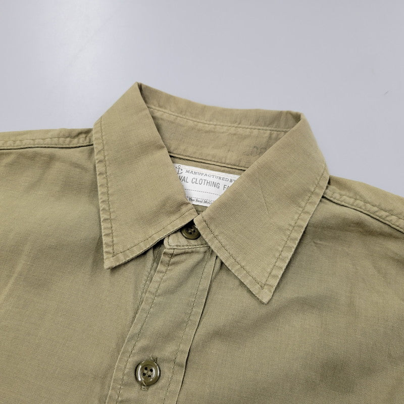 【中古品】【メンズ】 N-3 UTILITY SHIRT ユーティリティーシャツ 長袖 トップス 145-250518-as-06-izu カラー：カーキ 万代Net店