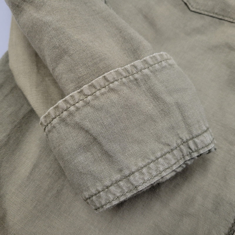 【中古品】【メンズ】 N-3 UTILITY SHIRT ユーティリティーシャツ 長袖 トップス 145-250518-as-06-izu カラー：カーキ 万代Net店