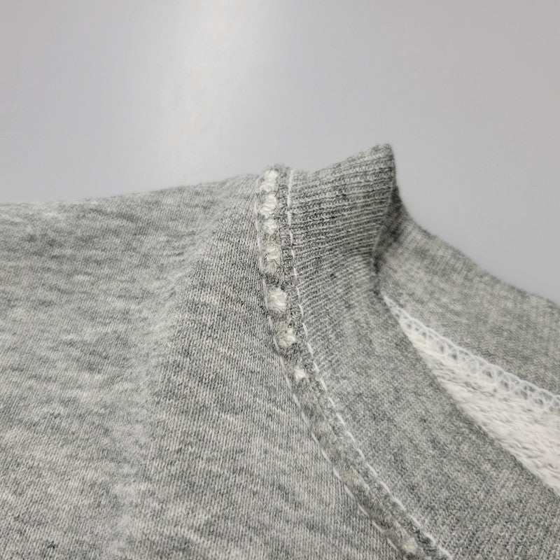 【現状渡し品】【メンズ】 FRUIT OF THE LOOM フルーツオブザルーム BASEBALL SWEATSHIRT ベースボール スウェットシャツ トレーナー 長袖 トップス 146-250728-as-17-izu サイズ：L カラー：グレー 万代Net店