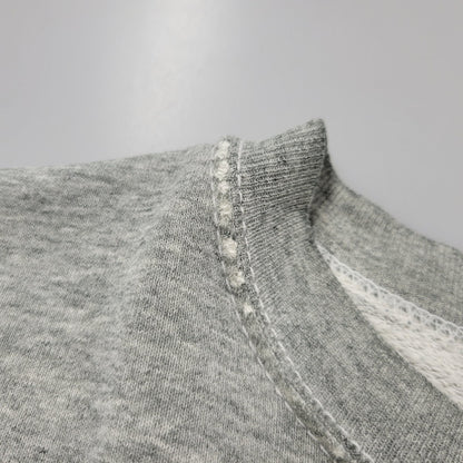 【現状渡し品】【メンズ】 FRUIT OF THE LOOM フルーツオブザルーム BASEBALL SWEATSHIRT ベースボール スウェットシャツ トレーナー 長袖 トップス 146-250728-as-17-izu サイズ：L カラー：グレー 万代Net店