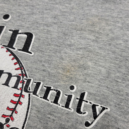 【現状渡し品】【メンズ】 FRUIT OF THE LOOM フルーツオブザルーム BASEBALL SWEATSHIRT ベースボール スウェットシャツ トレーナー 長袖 トップス 146-250728-as-17-izu サイズ：L カラー：グレー 万代Net店