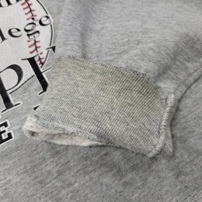 【現状渡し品】【メンズ】 FRUIT OF THE LOOM フルーツオブザルーム BASEBALL SWEATSHIRT ベースボール スウェットシャツ トレーナー 長袖 トップス 146-250728-as-17-izu サイズ：L カラー：グレー 万代Net店