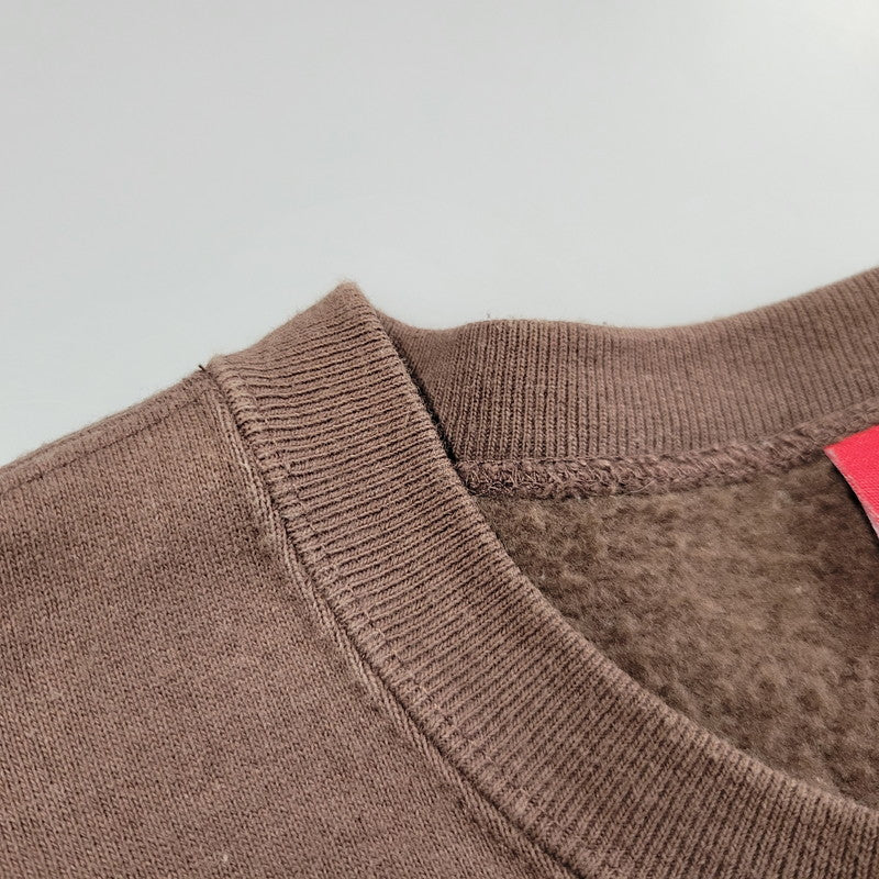【中古品】【メンズ】 Supreme シュプリーム 22AW BOX LOGO CREWNECK ボックスロゴ クルーネック トップス スウェット 長袖 149-250709-ma-21-izu サイズ：L カラー：BROWN 万代Net店