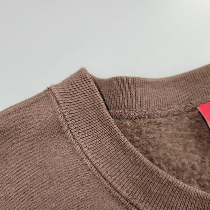 【中古品】【メンズ】 Supreme シュプリーム 22AW BOX LOGO CREWNECK ボックスロゴ クルーネック トップス スウェット 長袖 149-250709-ma-21-izu サイズ：L カラー：BROWN 万代Net店