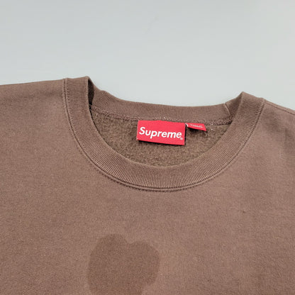 【中古品】【メンズ】 Supreme シュプリーム 22AW BOX LOGO CREWNECK ボックスロゴ クルーネック トップス スウェット 長袖 149-250709-ma-21-izu サイズ：L カラー：BROWN 万代Net店