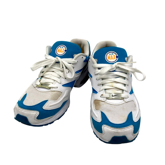 【中古品】【メンズ】 NIKE ナイキ AO1741-100 AIR MAX 2 LIGHT エアマックス 2 ライト 靴 スニーカー シューズ 160-250522-ma-07-izu サイズ：26.5cm カラー：WHITE/BLACK/BLUE LAGOON 万代Net店