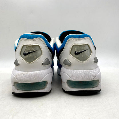 【中古品】【メンズ】 NIKE ナイキ AO1741-100 AIR MAX 2 LIGHT エアマックス 2 ライト 靴 スニーカー シューズ 160-250522-ma-07-izu サイズ：26.5cm カラー：WHITE/BLACK/BLUE LAGOON 万代Net店