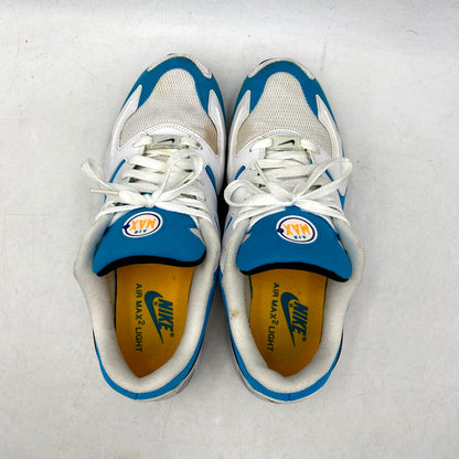 【中古品】【メンズ】 NIKE ナイキ AO1741-100 AIR MAX 2 LIGHT エアマックス 2 ライト 靴 スニーカー シューズ 160-250522-ma-07-izu サイズ：26.5cm カラー：WHITE/BLACK/BLUE LAGOON 万代Net店