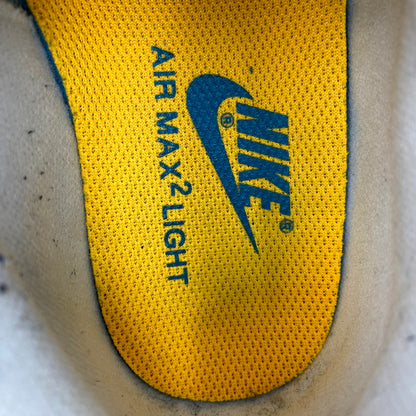 【中古品】【メンズ】 NIKE ナイキ AO1741-100 AIR MAX 2 LIGHT エアマックス 2 ライト 靴 スニーカー シューズ 160-250522-ma-07-izu サイズ：26.5cm カラー：WHITE/BLACK/BLUE LAGOON 万代Net店