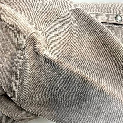 【現状渡し品】【メンズ】 APPLEBUM アップルバム CORDUROY COACH JACKET コーデュロイ コーチジャケット アウター 142-250524-as-27-izu サイズ：M カラー：グレー 万代Net店