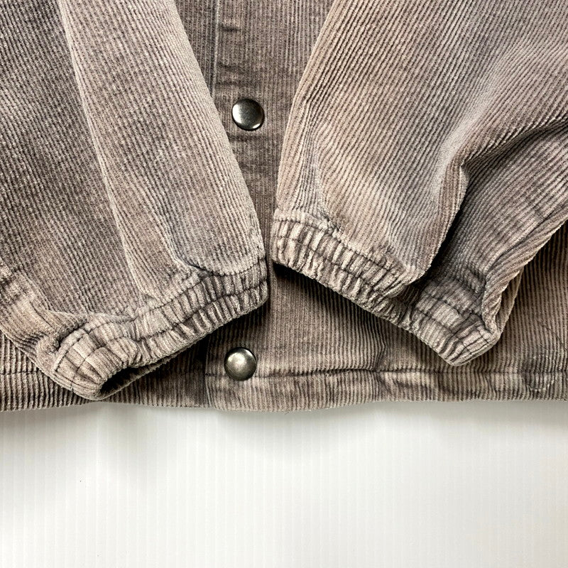【現状渡し品】【メンズ】 APPLEBUM アップルバム CORDUROY COACH JACKET コーデュロイ コーチジャケット アウター 142-250524-as-27-izu サイズ：M カラー：グレー 万代Net店