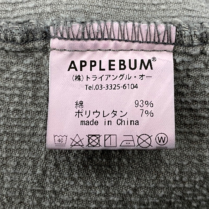 【現状渡し品】【メンズ】 APPLEBUM アップルバム CORDUROY COACH JACKET コーデュロイ コーチジャケット アウター 142-250524-as-27-izu サイズ：M カラー：グレー 万代Net店
